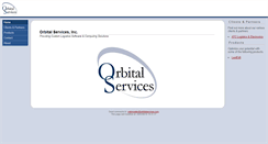 Desktop Screenshot of orbitalservices.com